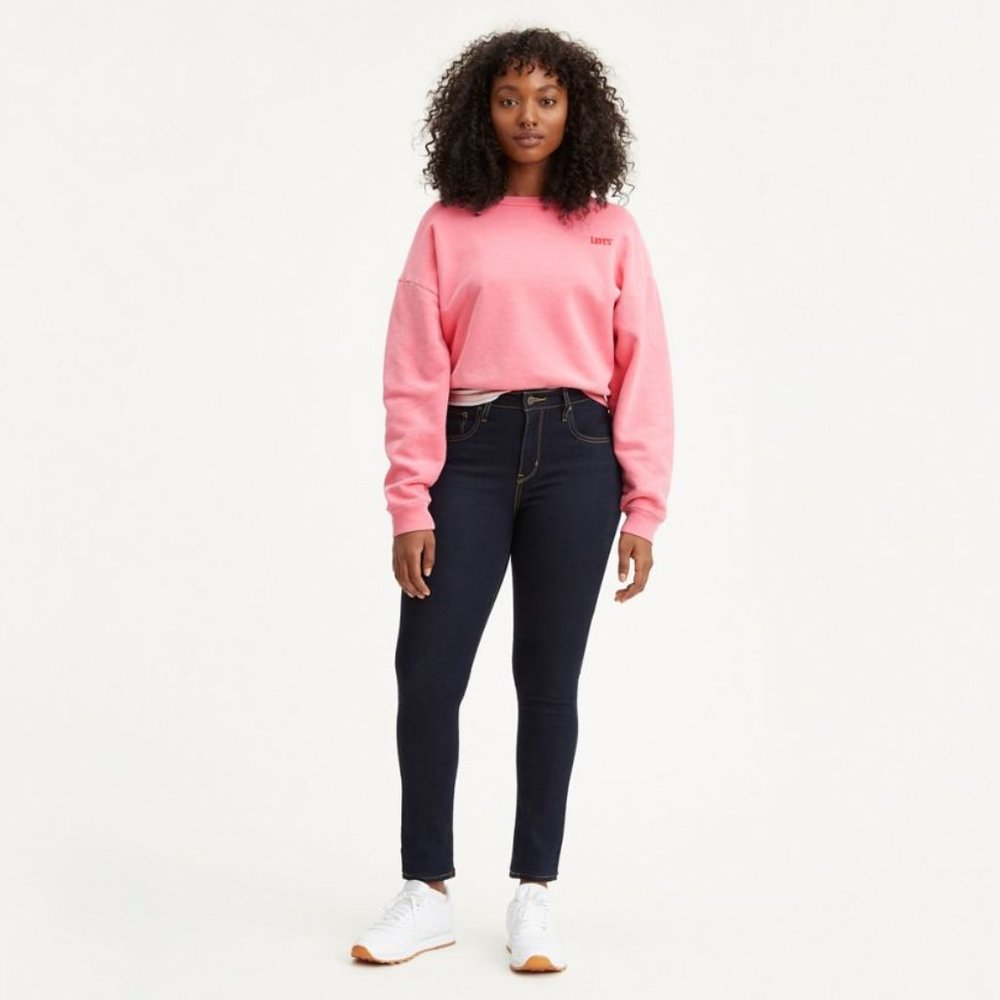 Levis Mile High Super Skinny Dark Wash Jeans